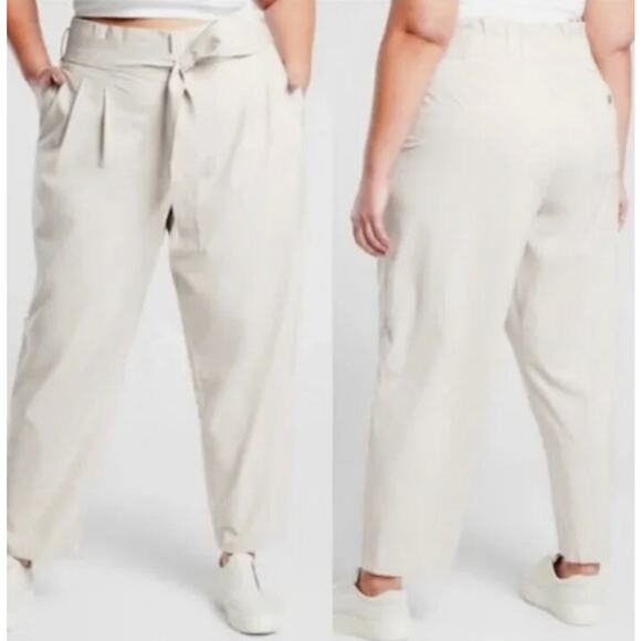 ATHLETA Skyline Pants II NEW Women's Plus Size 20 Abalone Grey Stretch NWT - Picture 3 of 12